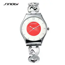 Sinobi 2016 mulheres de prata relógios de luxo de alta qualidade resistente à água aço inoxidável dress mulher relógios de pulso montre femme g60