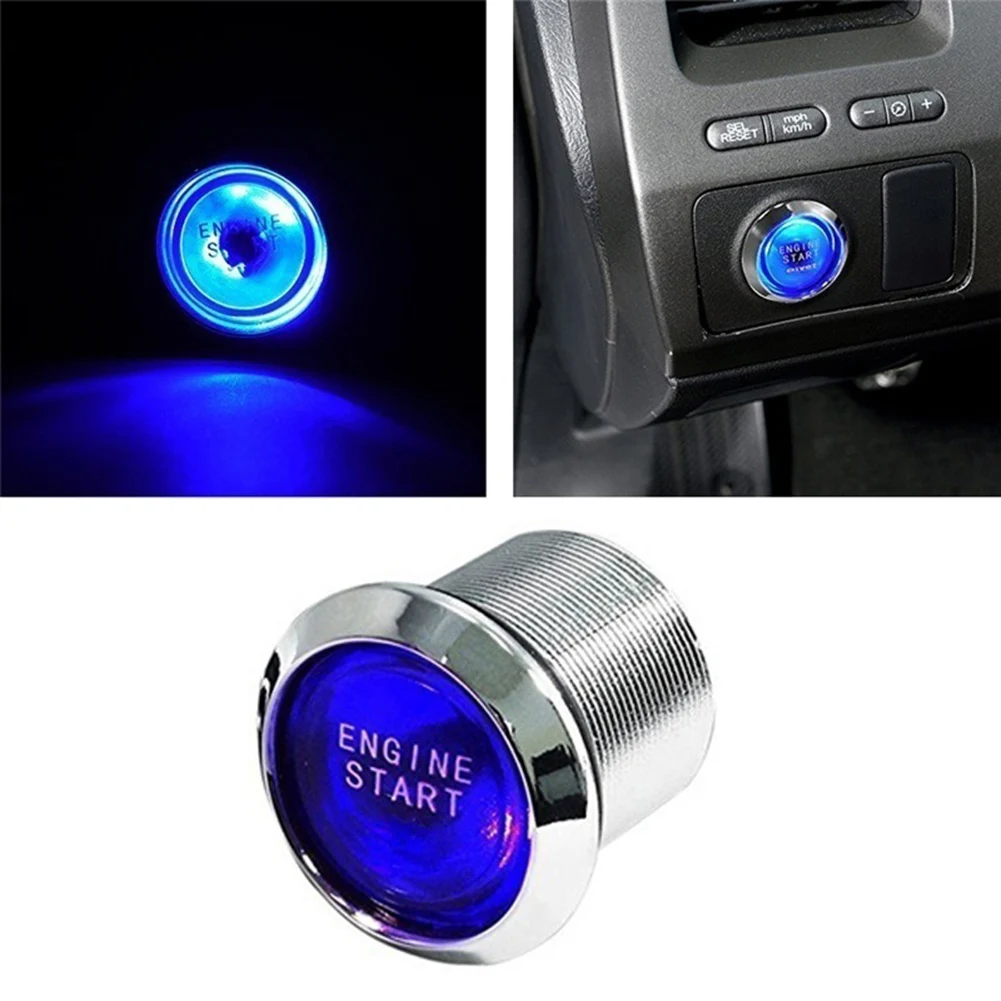 Car Engine Push Start Button RFID Engine Lock Ignition Keyless Entry System Go Push Button Engine S