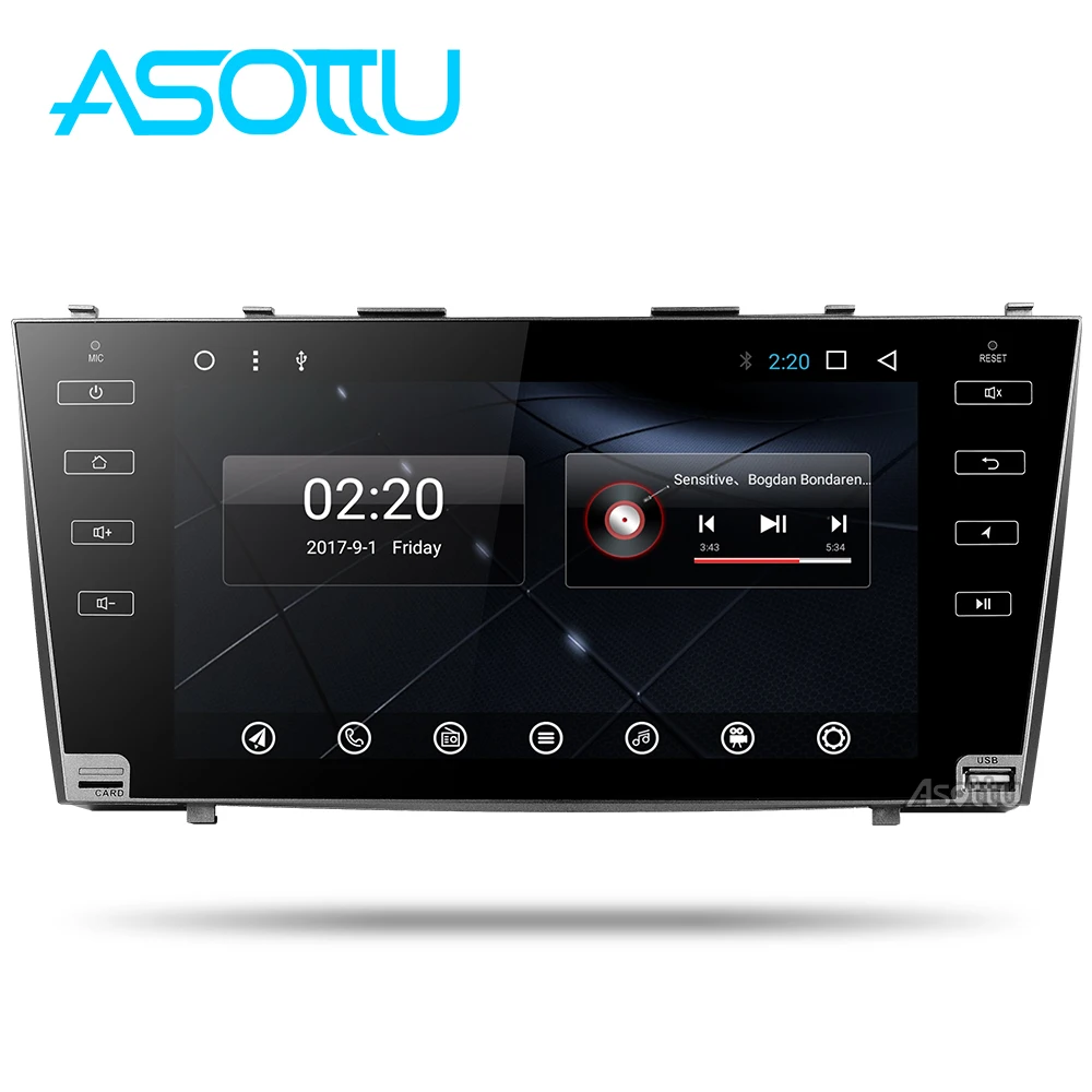 Flash Deal Asottu CLKMR9060 IPS Android 9.0 2G car gps navigation for Toyota camry 2008 2009 2010 2011 car dvd player car stereo radio gps 3