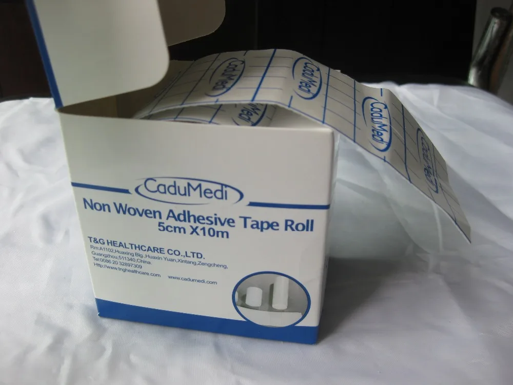 

10pcs 5cm*10m nonwoven tapes medical surgical adhesive tape non woven adhesive tapes non woven dressing tape wound care