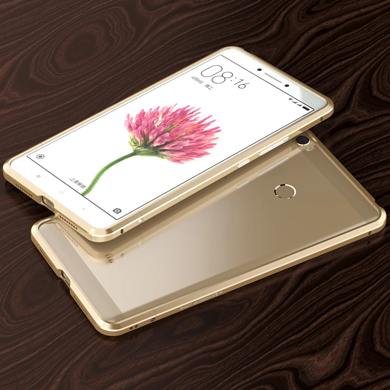 Brand Luphie Luxury Aluminum Metal Frame Bumper For Xiaomi Max Mi Max Shockproof Ultra Thin Aircraft