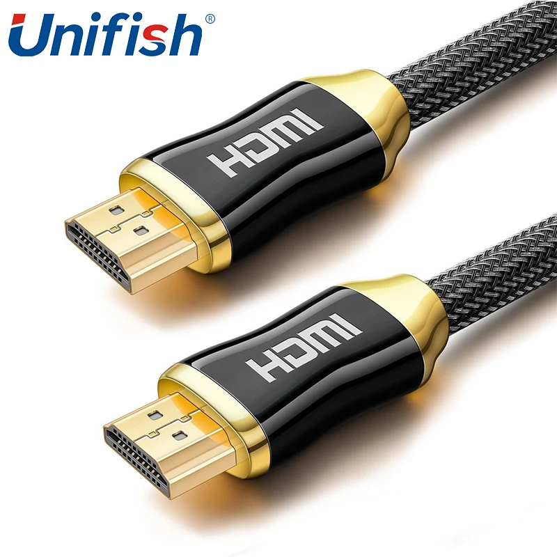 Unifish Original Factory Direct 2.0 HDMI to HDMI cable 4K TV adapter