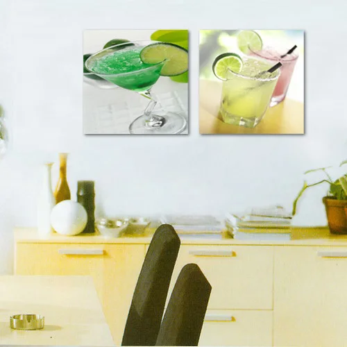 Clstrose Green Apple картина современного Домашний Декор 3 шт. стены Книги по искусству холст картины для Кухня столовой висит на стене без рамы