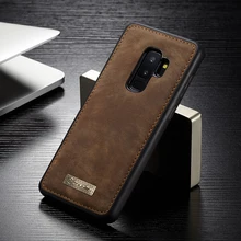 Оригинальный CaseMe Магнитная Винтаж кожа + Мягкий ТПУ силиконовый чехол для samsung Galaxy S9/S9 плюс Чехлы для телефона