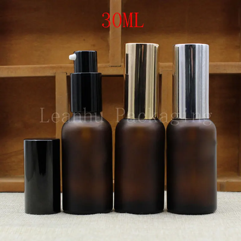 

Wholesale 30ml Brown Frosted Glass Spray Bottle,30cc Perfume/Water/Toner Packaging Container,Makeup Sub-bottling