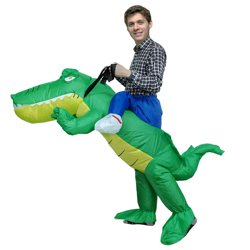 Coshome Sumo Astronaut Dinosaur Inflatable Costumes Funny Clothing Adult Inflatable Jumpsuits For Halloween Party Performance (6)