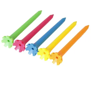 

25 pieces 67 mm Plastic Color Mixed Golf Tees Golfer Help Tool