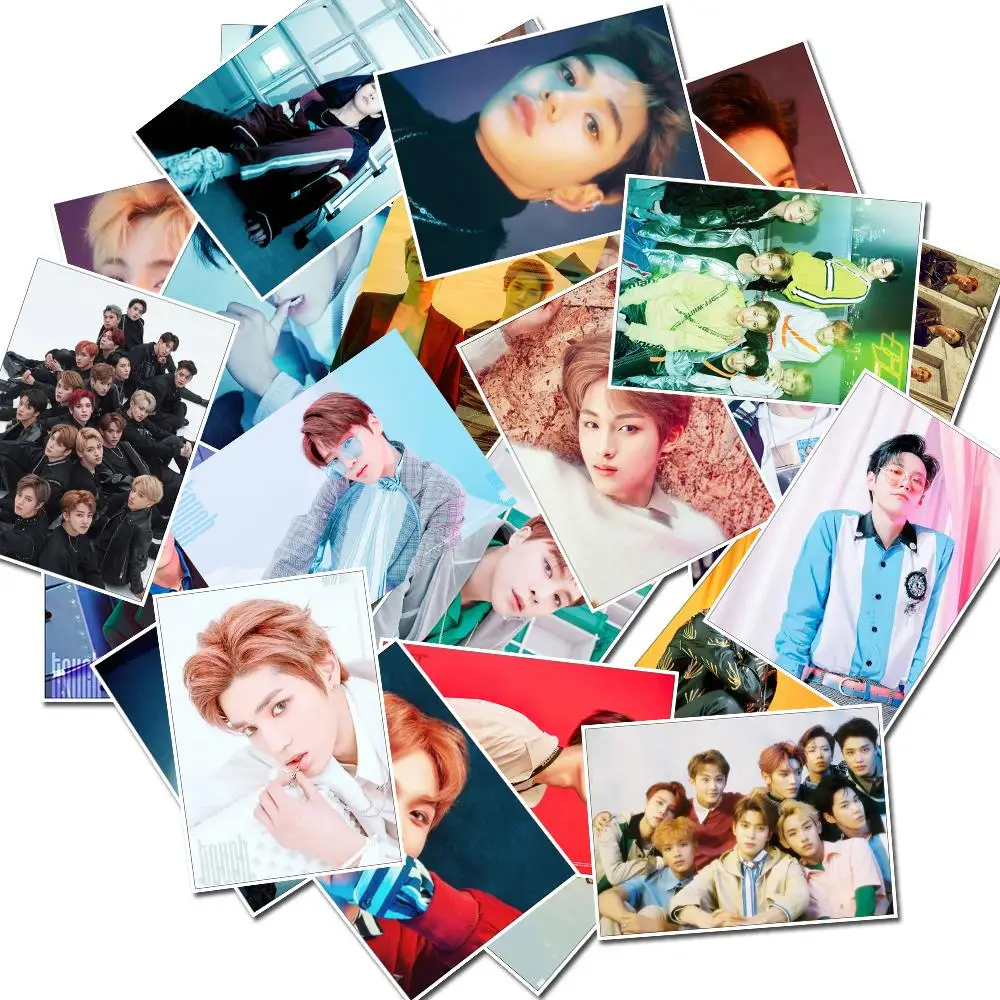 25 Pcs Kpop NCT ملصقات ل كمبيوتر محمول لوح التزلج الأمتعة سيارة التصميم دراجة دراجة نارية خربش الشارات لطيف مضحك ملصق مضاد للمياه