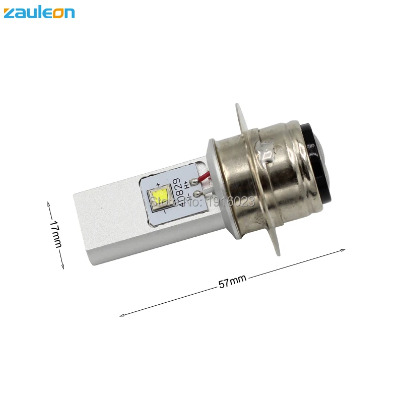 Zauleon 1 шт. P36D BPF 6 в 12 В DC светодиодный фара мотоцикла 20 Вт 970LM белый для классических и винтажных мотоциклов фары