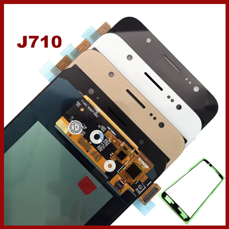 Протестированный супер AMOLED J710 LCD сменный для Samsung Galaxy J7 2016 J710F J710M ЖК дисплей