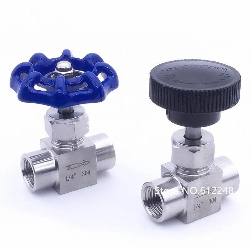 

Needle valve Female thread 1/8" 1/4" 3/8" 1/2" 3/4" 1" inch stainless steel Flow Control shut off crane Adjustable needle valve