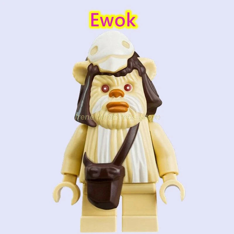 Звездные войны, клон, штурмовик, Ewok Jabba Han Solo Leia, принцесса Дарт Вейдер, Звездные войны, игрушки для детей, строительные блоки, Звездные войны - Цвет: Ewok