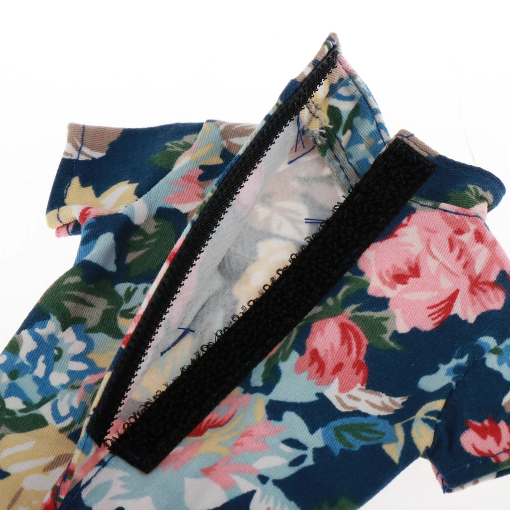 Doll Floral Cheongsam Dress Clothes for 1/4 BJD Doll Outfits Accessory B