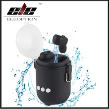 Спортивные наушники и IP68 водонепроницаемый мини-динамик Беспроводная связь bluetooth наушники с микрофоном для смартфонов с зарядным футляром