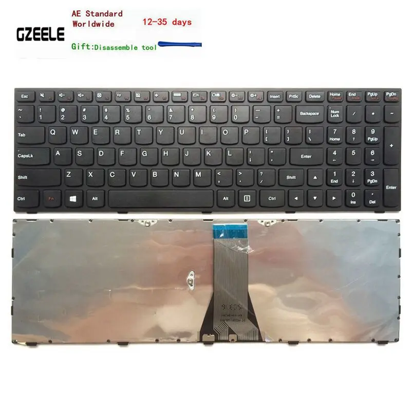 Английская черная клавиатура для Lenovo PK131BJ2B00 T6G1B US|Клавиатуры замены| |