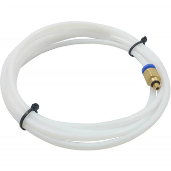 

2M PTFE Tube Teflon Tubing Connectors 2mm ID 4mm OD Filament Bowden Long Extruder Part w/ 1.75 mm Fittings 3D Printers Parts