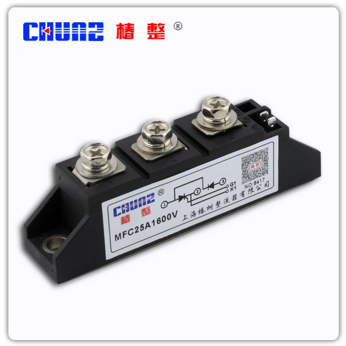 

[BELLA] MFC25A common thyristor, rectifier tube hybrid module - zhuangshuyuan CHUNZ --10PCS/LOT