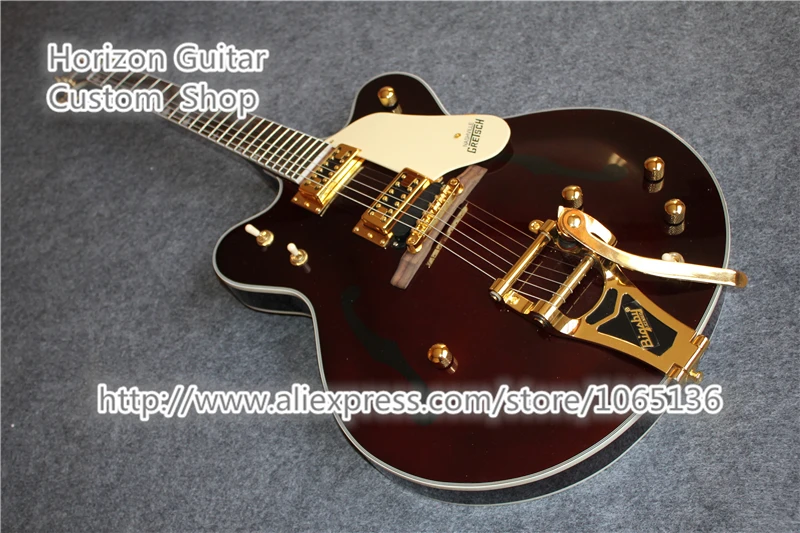 China OEM Factory Hollow Body Jazz Style Gretsch Guitar G6122 1962 Chet