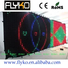 FLYKO led видео занавес 3 м* 8 м для видео шоу Road Show