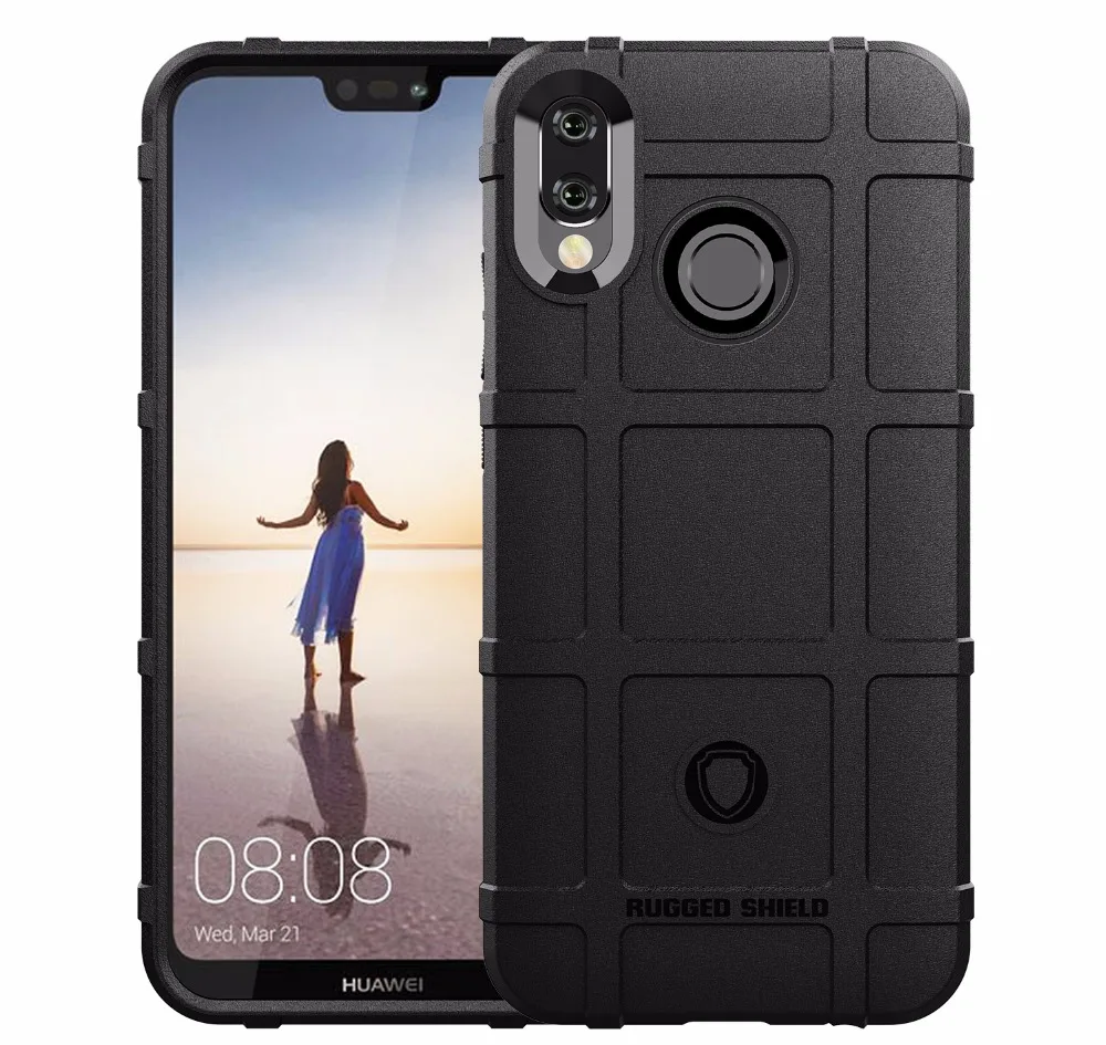 Luxury silicone phone case on for Huawei P20 Lite Plus Mate 20 pro Y9 2019 Nova 3i 3E Honor 8X Max Shockproof TPU Cover |