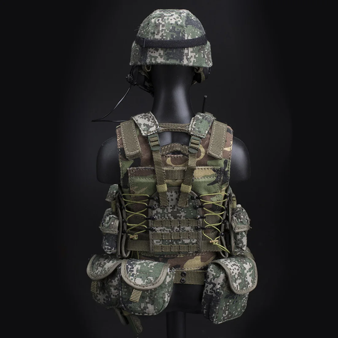 Discount Flagset 1/6 Chinese Army Machine Fighter Soldier Model Action Figure Model Toys Hobbies For Kids Adults New Arrivel 35