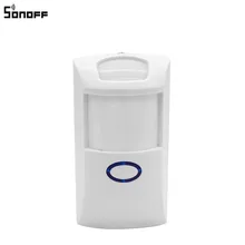 Sensor de seguridad de alarma de hogar inteligente Sonoff PIR2 433 Mhz RF PIR sistema de alarma de Sensor de movimiento para Alexa Google Home
