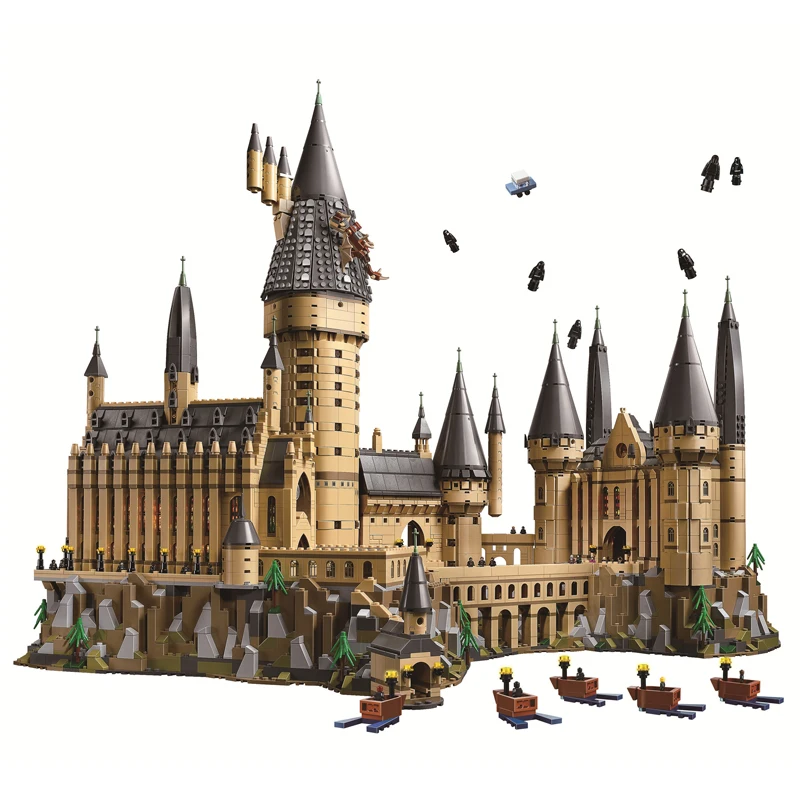 

Harri Compatible with legoings Movie Potter 71043 Hogwarts Castle House Building Blocks Bricks Toys For Kid Model Christmas Gift