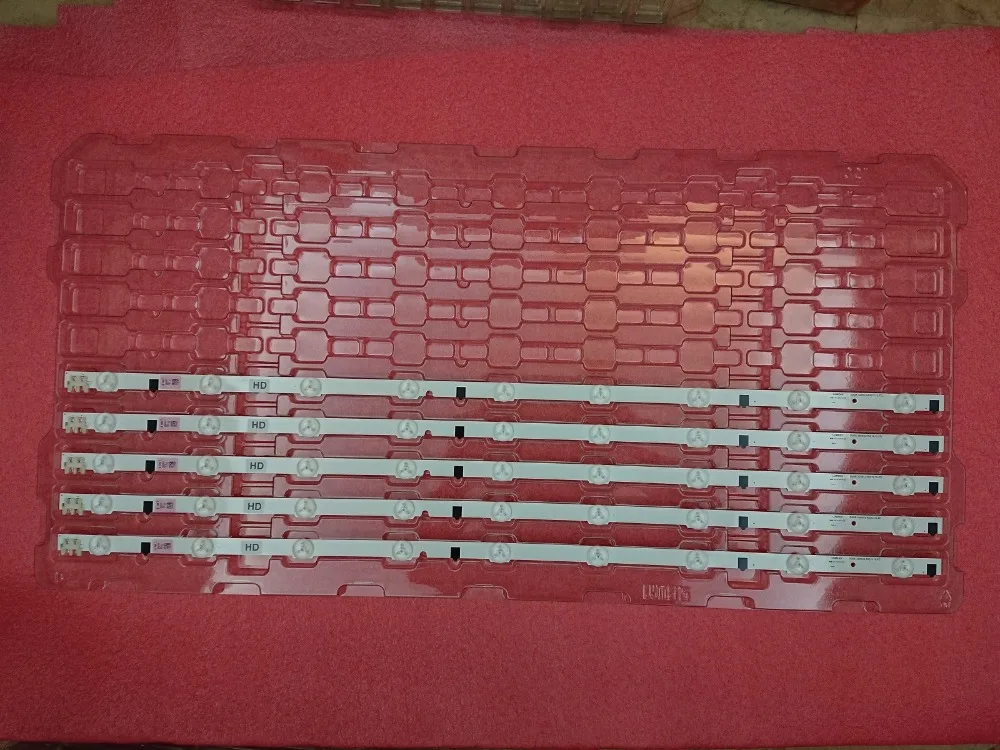 (Новинка оригинал) 5 комплектов = 25 шт. 9LED 65 см Светодиодная лента для Samsung UE32F5300