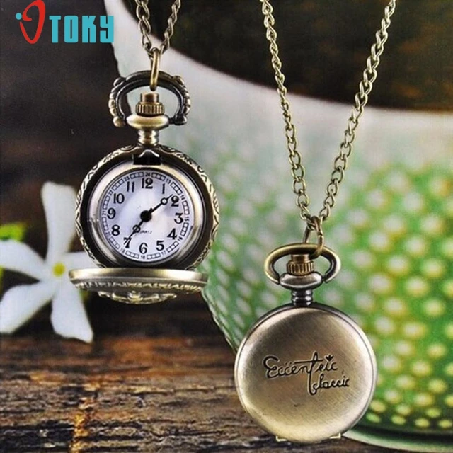 OTOKY Hot Unique Pocket Fob Watches Popular Vintage Retro Bronze Quartz Pocket W OTOKY Hot Unique Pocket Fob Watches Popular Vintage Retro Bronze Quartz Pocket W