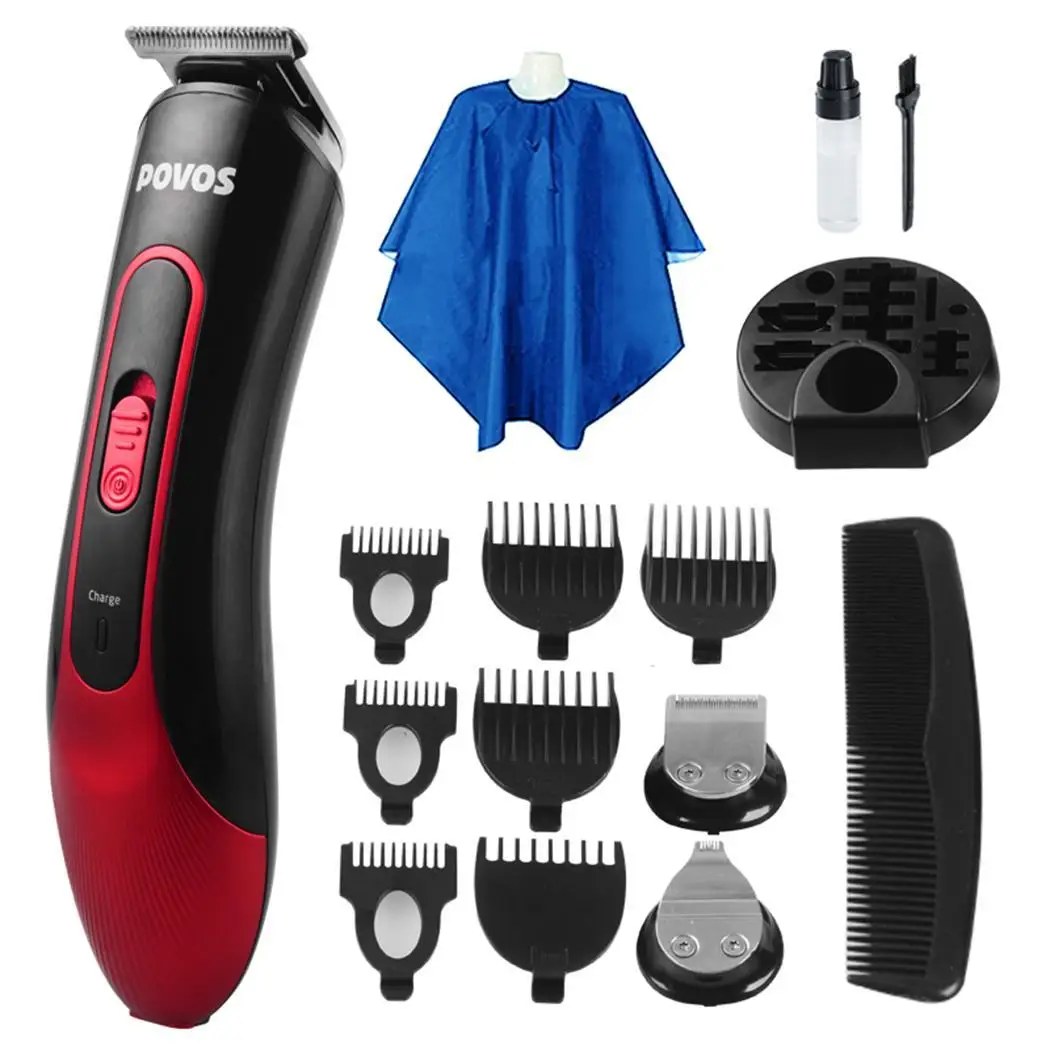 

Professional Digital Hair Trimmer Rechargeable Electric Hair Clipper Men's Cordless Haircut Curved Blade Hair Styling Tool