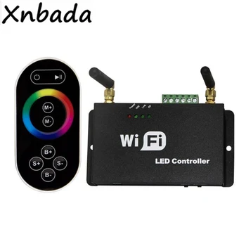 

WF100 RGB WIFI Led Controller With Led Remote Controller IOS Android Mobile Phone WIFI Dimmer Color Temperature Adjusting
