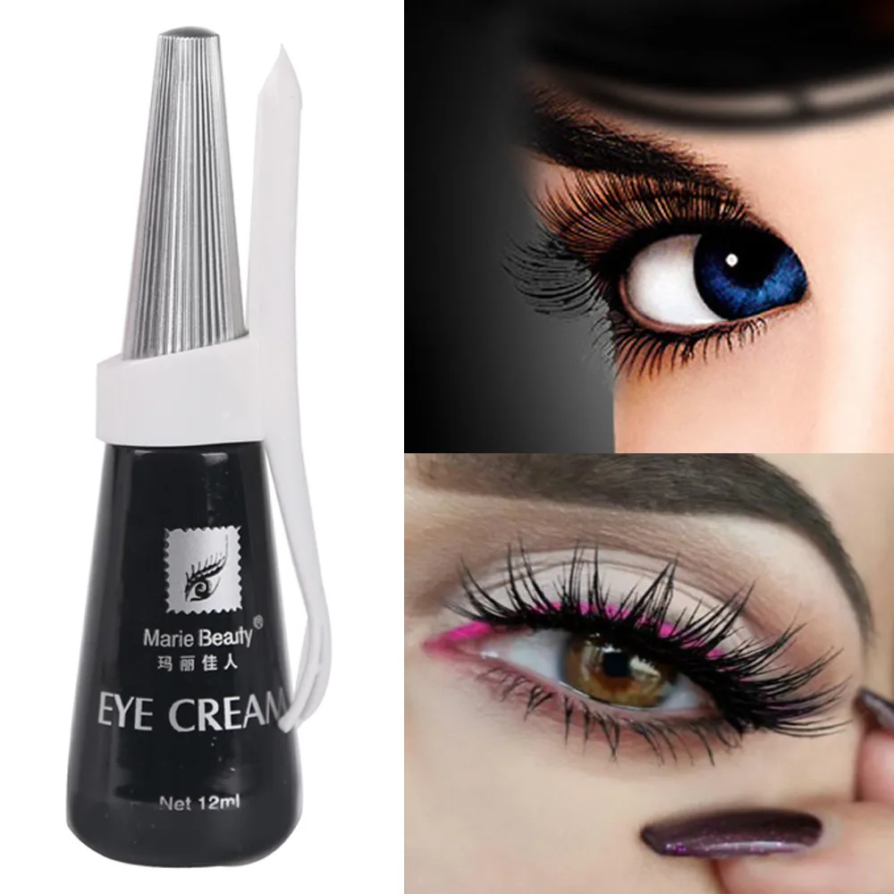 

Eyelash Extension Glue Marie Beauty 12ml Black False Eyelash Glue Fake Eyelash Adhesive Eye Cream Palette Maquillage Yeux