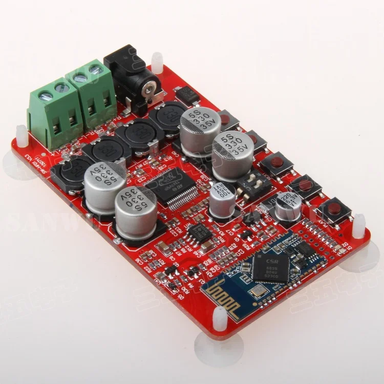 Bluetooth amplifier front panel digital amplifier board module