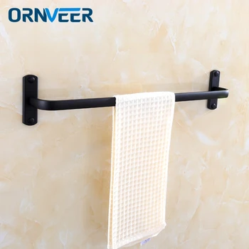 

Free Shipping Bathroom towel bar walled black spray towel rack fashion modern European style Bathroom Accessories
