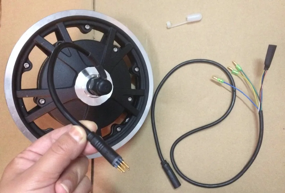 12inch motor with waterproof connector and second wire