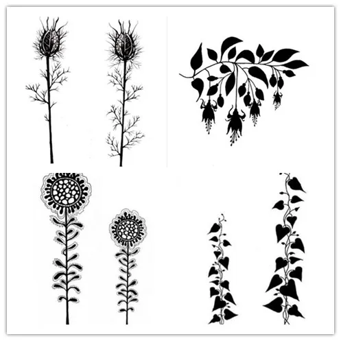 

flower Transparent Clear Stamps for D Clear Stamp Or stamp for DIY Scrapbooking Kids Fun Decoration Supplies A486