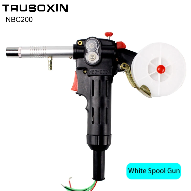 MIG Welding Equipment Spool Gun Push Pull Feeder Aluminum Copper or Stainless Steel DC 24V Motor Line-Drawing Welding Torch