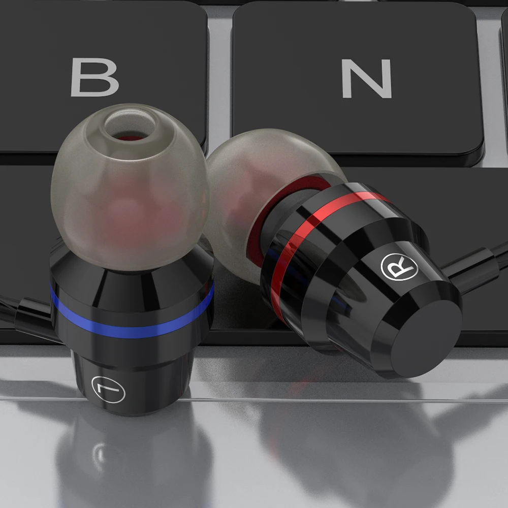Металлические наушники хорошего качества гарнитура HIFI DJ с микрофоном для