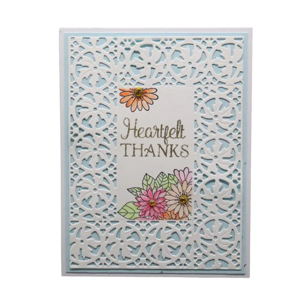  DIY Etched Carbon Steel Cutting Dies for Scrapbook Background/Invitation Lace/Greeting Card Decor - 33057075624