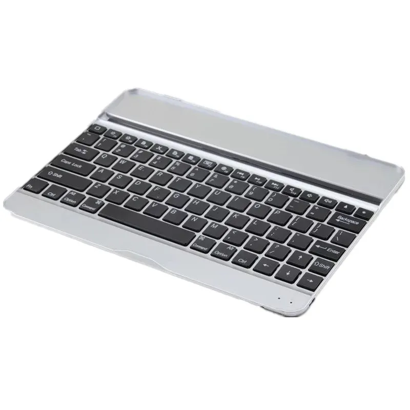 Ультра тонкий серебристый алюминиевый беспроводной Bluetooth чехол-клавиатура для Apple ipad Air ipad 5 ipad Air 2 ipad 6