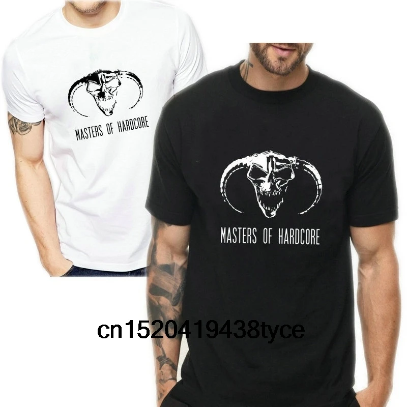 

Fashion Masters of Hardcore T Shirts Men Printed Shirts Black T Shirts Men Tee