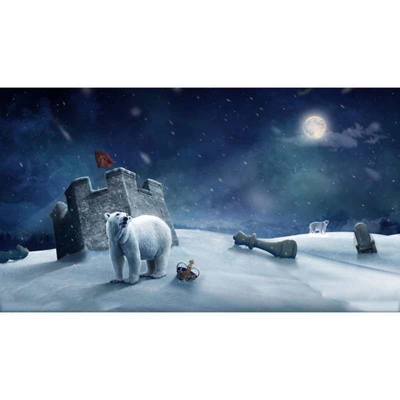 Full square diamond 5D DIY snow polar bear diamond painting cross stitch rhinestone mosaic decoration gift