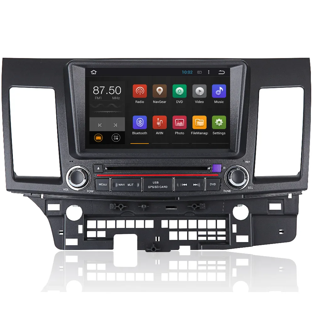 Best 8 inch Quad Core 2G RAM Android 7.1 Car Radio for MITSUBISHI LANCER 2006 2007 2008 2009 2011 2012 Car DVD GPS Navigation 4G WIFI 0