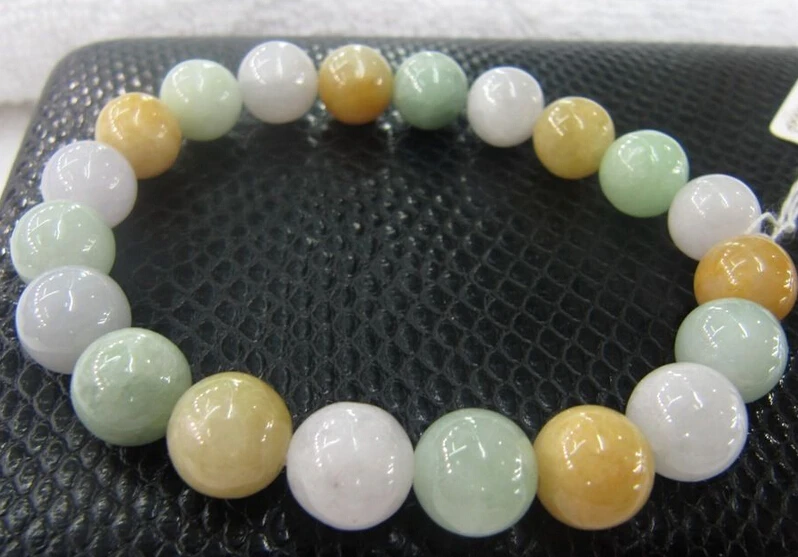 

1265 NATURAL A GRADE JADE /JADEITE BEAD BRACELET