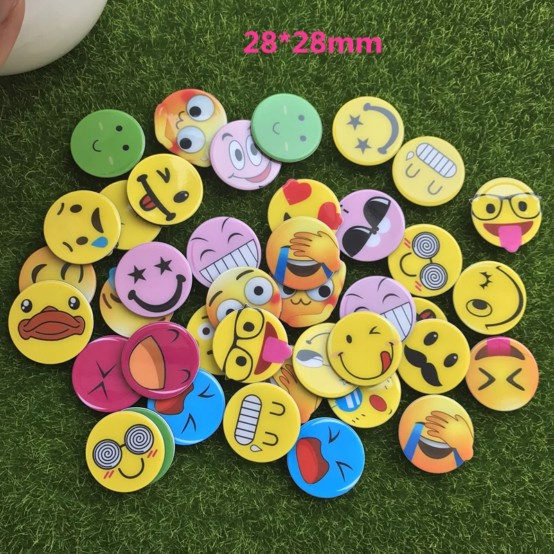 

Flat Back Resin Cabochon Cartoon expression With Smile Face DIY Flatback Embellishment Accessories Scrapbooking Decoration:28mm