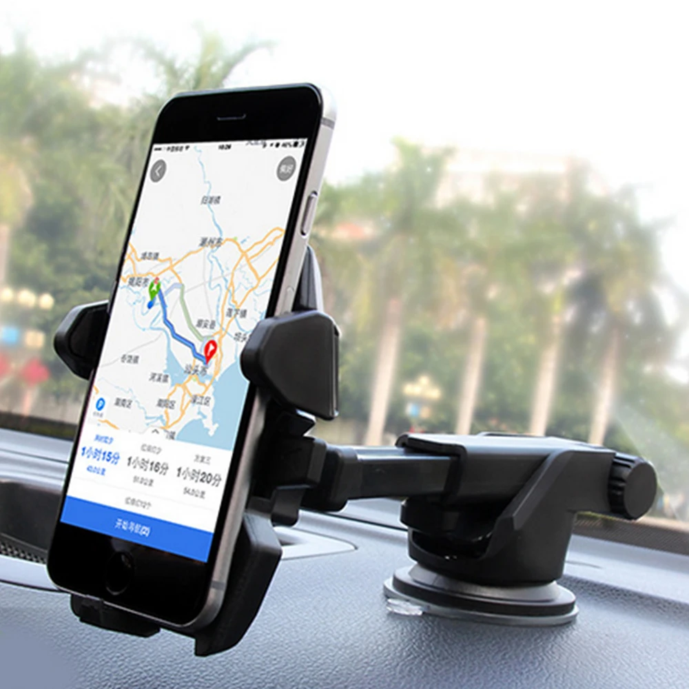 

Car Cell Phone Holder Automatic Locking Silicone Suction Cup Mobile Phone Lazy Stent