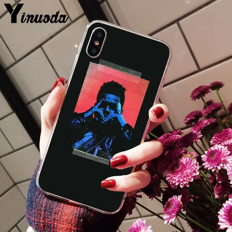 Yinuoda Weeknd поп-певец Starboy TPU Мягкий силиконовый чехол для телефона для iPhone X XS MAX 6 6S 7 7plus 8 8Plus 5 5S XR - Цвет: A10