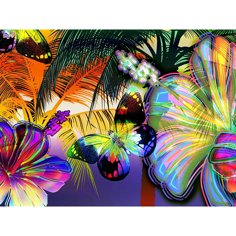 DIY-diamond-embroidery-butterfly-and-flower-5D-Diamond-painting-Cross-Stitch-full-square-Rhinestone-mosaic-decoration