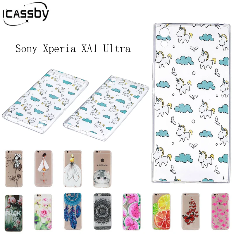 

Soft TPU Protector Case For Sony Xperia XA1 Case Cover Clear Silicone Back Cover Phone Case for Sony Xperia XA1 Ultra Etui Funda
