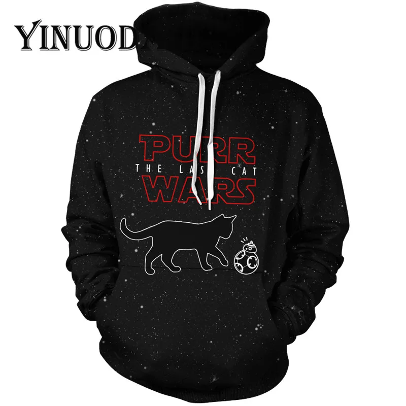 Fans Wear 3D Printed Hoodie Star Wars I The Last Cat Unisex Hoodie